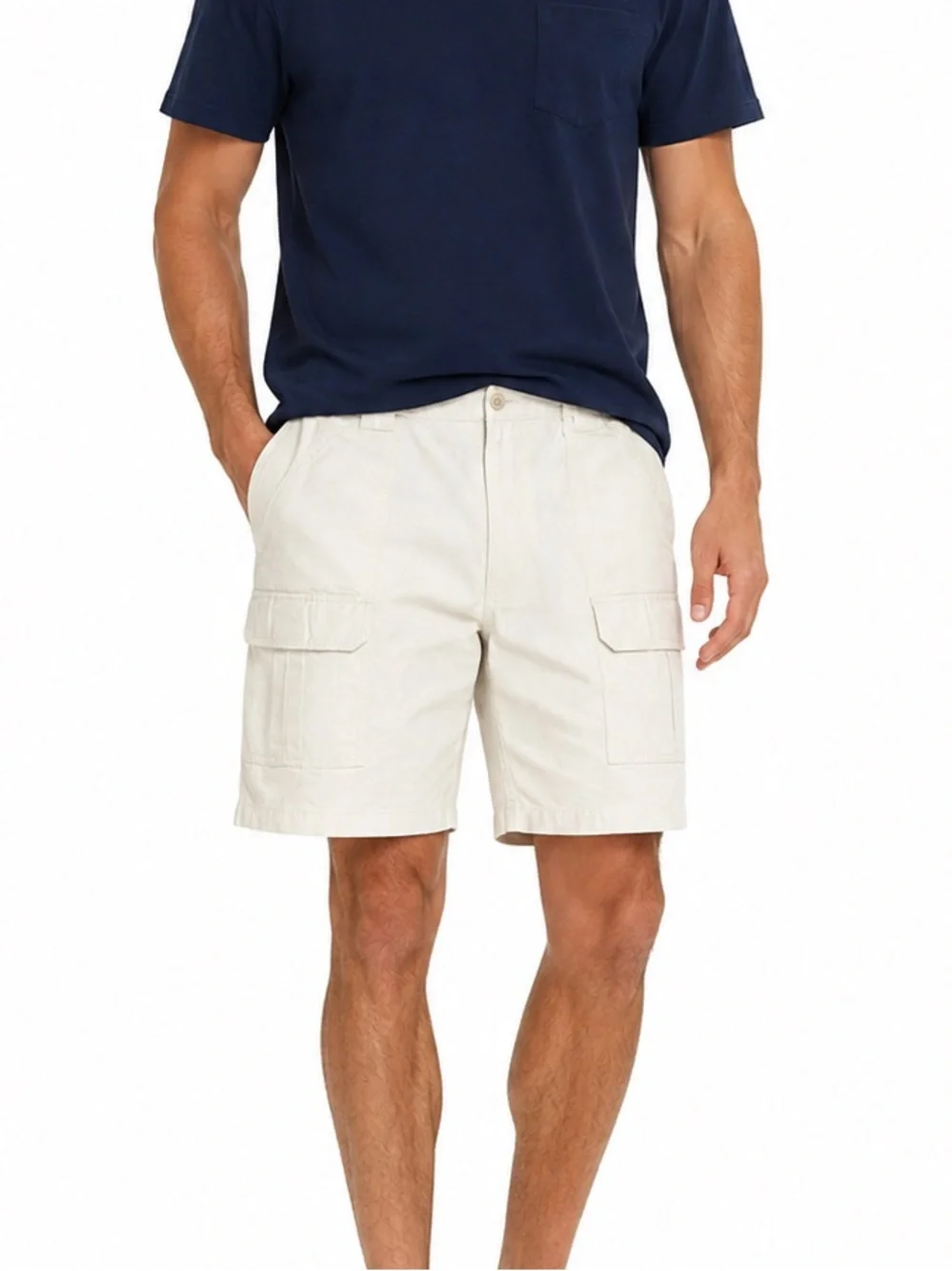 Savane Cargo Bermuda Shorts Men’s 34 Utility Y2K Relaxed Fit Camping